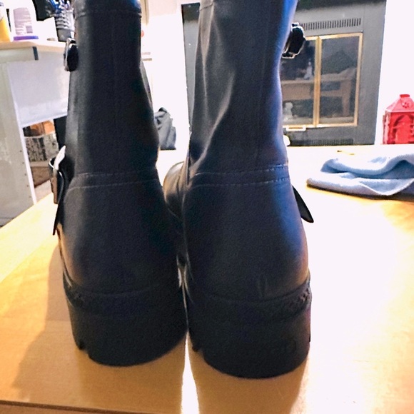 Men’s Coach Trooper Moto Boot size11.5 black NWT with box - Picture 8 of 16